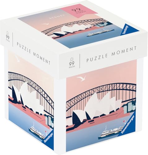 Ravensburger Puzzle 12001378 - Sydney - 99 Teile Puzzle Moment für Erwachsene und Kinder ab 14 Jahren, Kleines Sydney Puzzle für Zwischendurch, Stadt-Puzzle von Ravensburger