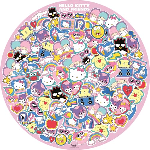 Ravensburger Puzzle 12001391 - Hello Kitty and Friends - 500 Teile Rundpuzzle für Erwachsene und Kinder ab 14 Jahren von Ravensburger