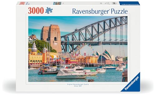 Ravensburger Puzzle 12001419 - Secret Sydney - 3000 Teile Puzzle für Erwachsene und Kinder ab 14 Jahren, Stadt-Puzzle mit Sydney-Motiv von Ravensburger