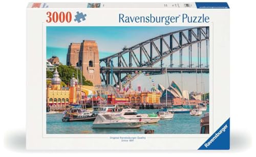 Ravensburger Puzzle 12001419 - Secret Sydney - 3000 Teile Puzzle für Erwachsene und Kinder ab 14 Jahren, Stadt-Puzzle mit Sydney-Motiv von Ravensburger