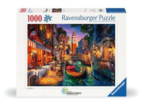 Ravensburger Puzzle 12001439 - Canal Cruise in Venice - 1000 Teile Puzzle für Erwachsene und Kinder ab 14 Jahren von Ravensburger