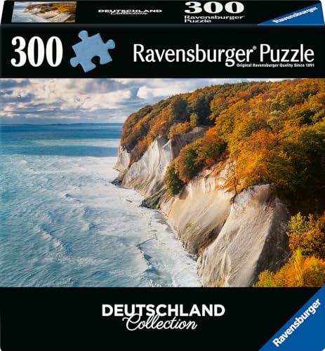 Ravensburger Puzzle 12001479 - Kreidefelsen auf Rügen - 300 Teile Puzzle Deutschland Collection für Erwachsene ab 14 Jahren von Ravensburger