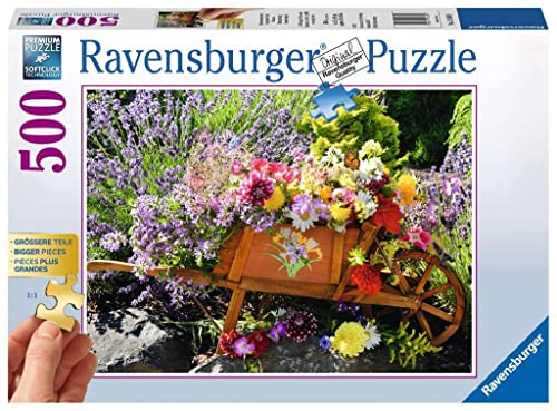 Ravensburger Puzzle 13685 - Blumenarrangement - 500 Teile Puzzle für Erwachsene und Kinder ab 10 Jahren, Puzzle mit größeren Teilen von Ravensburger