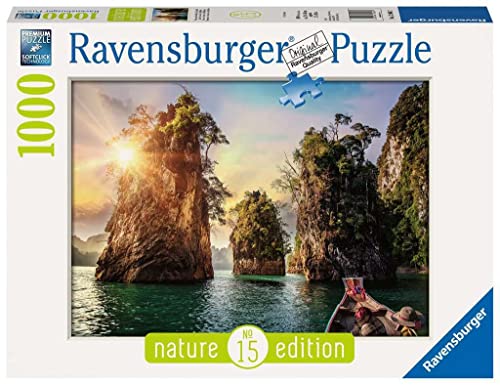 Ravensburger Puzzle 13968 - Three Rocks in Cheow, Thailand - 1000 Teile Puzzle für Erwachsene und Kinder ab 14 Jahren, Puzzle mit Natur-Motiv von Ravensburger