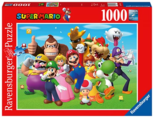 Ravensburger Puzzle 14970 - Super Mario - 1000 Teile Puzzle für Erwachsene und Kinder ab 14 Jahren, Puzzle-Motiv mit Mario, Yoshi, Donkey Kong von Ravensburger