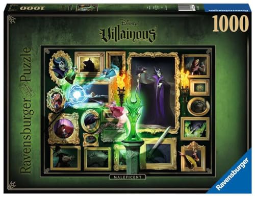 Ravensburger Puzzle 1000 Teile - Disney Villainous Maleficent - Die beliebten Charaktere aus Dornröschen als Puzzle für Erwachsene und Kinder ab 14 Jahren von Ravensburger