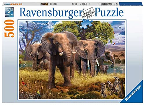 Ravensburger Puzzle 15040 - Elefantenfamilie - 500 Teile Ravensburger Puzzle 15040 - Elefantenfamilie - 500 Teile von Ravensburger