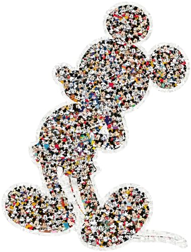 Ravensburger Puzzle 16099 - Shaped Mickey - 945 Teile Disney Puzzle für Erwachsene und Kinder ab 14 Jahren, Yellow, 1000 von Ravensburger