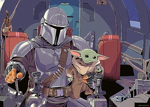 Ravensburger Puzzle 16565 - The Mandalorian - 1000 Teile Star Wars Puzzle für Erwachsene und Kinder ab 14 Jahren Ravensburger Puzzle 16565 - The Mandalorian - 1000 Teile Star Wars Puzzle für Erwachsene und Kinder ab 14 Jahren von Ravensburger