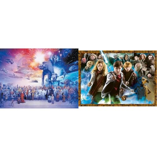 Ravensburger Puzzle 16701 - Star Wars Universum & Puzzle 15171 - Der Zauberschüler Harry Potter - 1000 Teile Harry Potter Puzzle für Erwachsene und Kinder ab 14 Jahren von Ravensburger