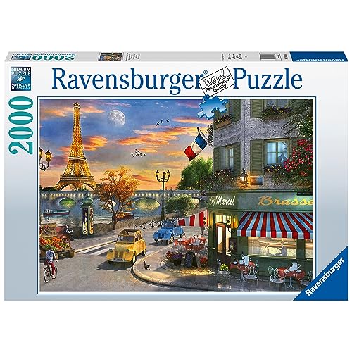 Ravensburger Puzzle 16716 - Romantische Abendstunde in Paris - 2000 Teile Puzzle für Erwachsene und Kinder ab 14 Jahren von Ravensburger