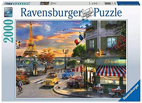 Ravensburger Puzzle 16716 - Romantische Abendstunde in Paris - 2000 Teile Puzzle für Erwachsene und Kinder ab 14 Jahren von Ravensburger