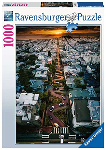 Ravensburger Puzzle 16732 - San Francisco Lombard Street - 1000 Teile Puzzle für Erwachsene und Kinder ab 14 Jahren, Puzzle mit Stadt-Motiv von San Francisco, USA von Ravensburger