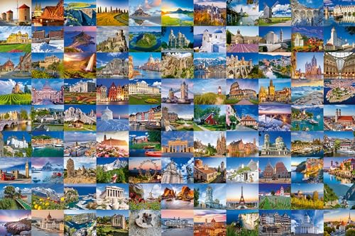 Ravensburger Puzzle 17080-99 Beautiful Places in Europe - 3000 Teile Puzzle für Erwachsene und Kinder ab 14 Jahren von Ravensburger