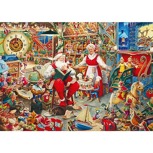 Ravensburger Puzzle 17300 - Santa's Workshop - 1000 Teile Puzzle für Erwachsene und Kinder ab 14 Jahren von Ravensburger