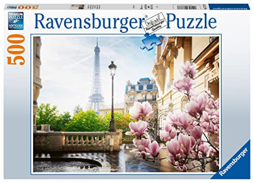 Ravensburger Puzzle 17377 Frühling in Paris - 500 Teile Puzzle für Erwachsene und Kinder ab 12 Jahren, White von Ravensburger