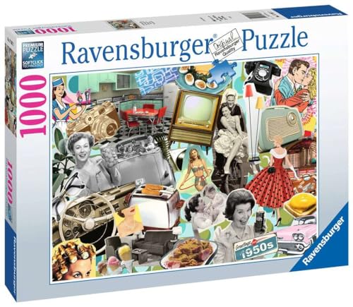 Ravensburger Puzzle 17387 Die 50er Jahre - 1000 Teile Puzzle für Erwachsene und Kinder ab 14 Jahren von Ravensburger