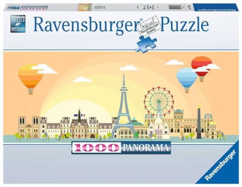 Ravensburger Puzzle 17393 EIN Tag in Paris - 1000 Teile Puzzle für Erwachsene und Kinder ab 14 Jahren von Ravensburger