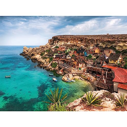 Ravensburger Puzzle 17436 Popey Village, Malta - 1500 Teile Puzzle für Erwachsene und Kinder ab 14 Jahren von Ravensburger