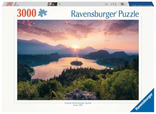 Ravensburger Puzzle 17445 Bleder See, Slowenien - 3000 Teile Puzzle für Erwachsene und Kinder ab 14 Jahren von Ravensburger