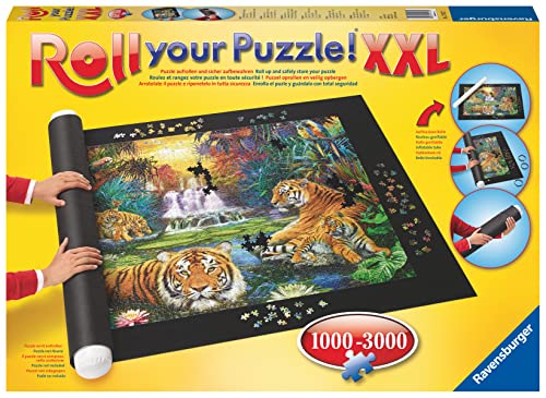 Ravensburger Roll your Puzzle XXL - Puzzlematte für Puzzles mit bis zu 3000 Teilen, Puzzleunterlage zum Rollen, Praktisches Zubehör zur Aufbewahrung von Puzzles von Ravensburger