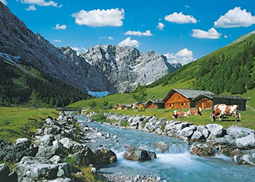 Ravensburger Puzzle 19216 - Krawendelgebirge in Österreich - 1000 Teile Puzzle für Erwachsene und Kinder ab 14 Jahren, Landschafts-Puzzle mit Österreich-Motiv von Ravensburger