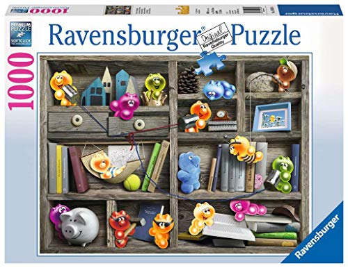 Ravensburger Puzzle 19483 - Gelini im Bücherregal - 1000 Teile Puzzle für Erwachsene und Kinder ab 14 Jahren Ravensburger Puzzle 19483 - Gelini im Bücherregal - 1000 Teile Puzzle für Erwachsene und Kinder ab 14 Jahren von Ravensburger