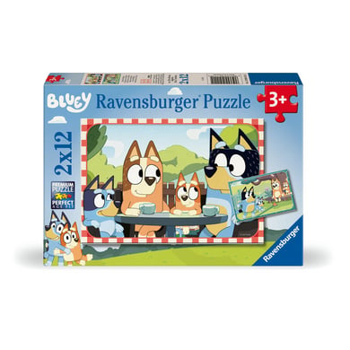 Ravensburger Puzzle 2 x 12 Teile Familienzeit von Ravensburger