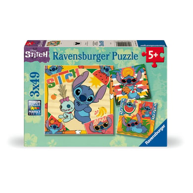 Ravensburger Puzzle 3 x 49 Disney Stitch von Ravensburger