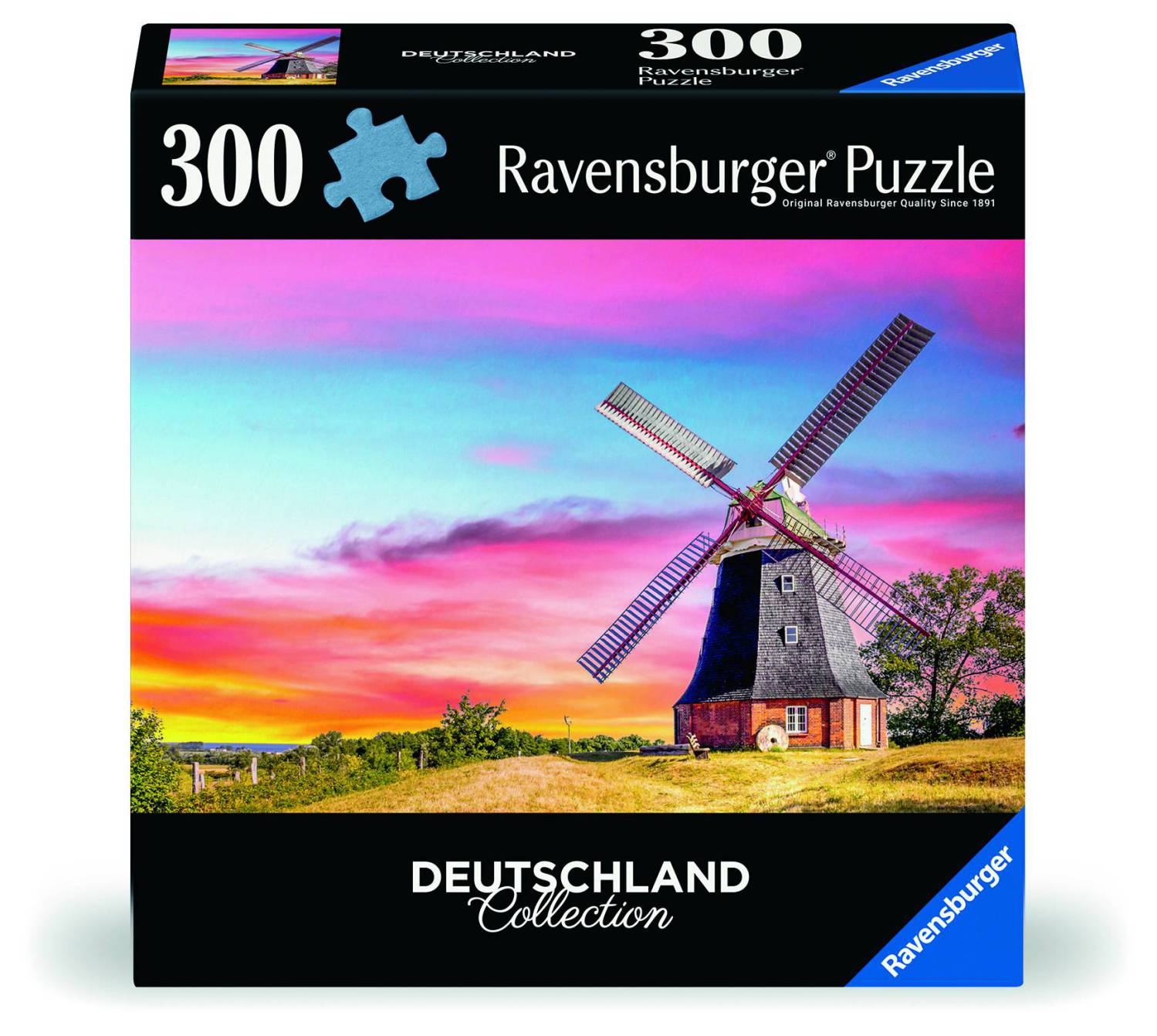 Ravensburger Puzzle 300 Teile - Die Windmühle von Klütz - Ravensburger Puzzle 300 Teile - Die Windmühle von Klütz - von Ravensburger