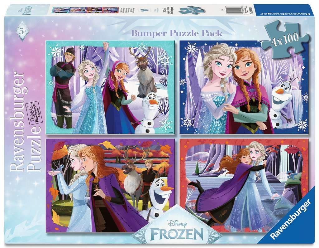 Ravensburger Puzzle 4 x 100 Teile XL - Frozen - Ravensburger Puzzle 4 x 100 Teile XL - Frozen - von Ravensburger