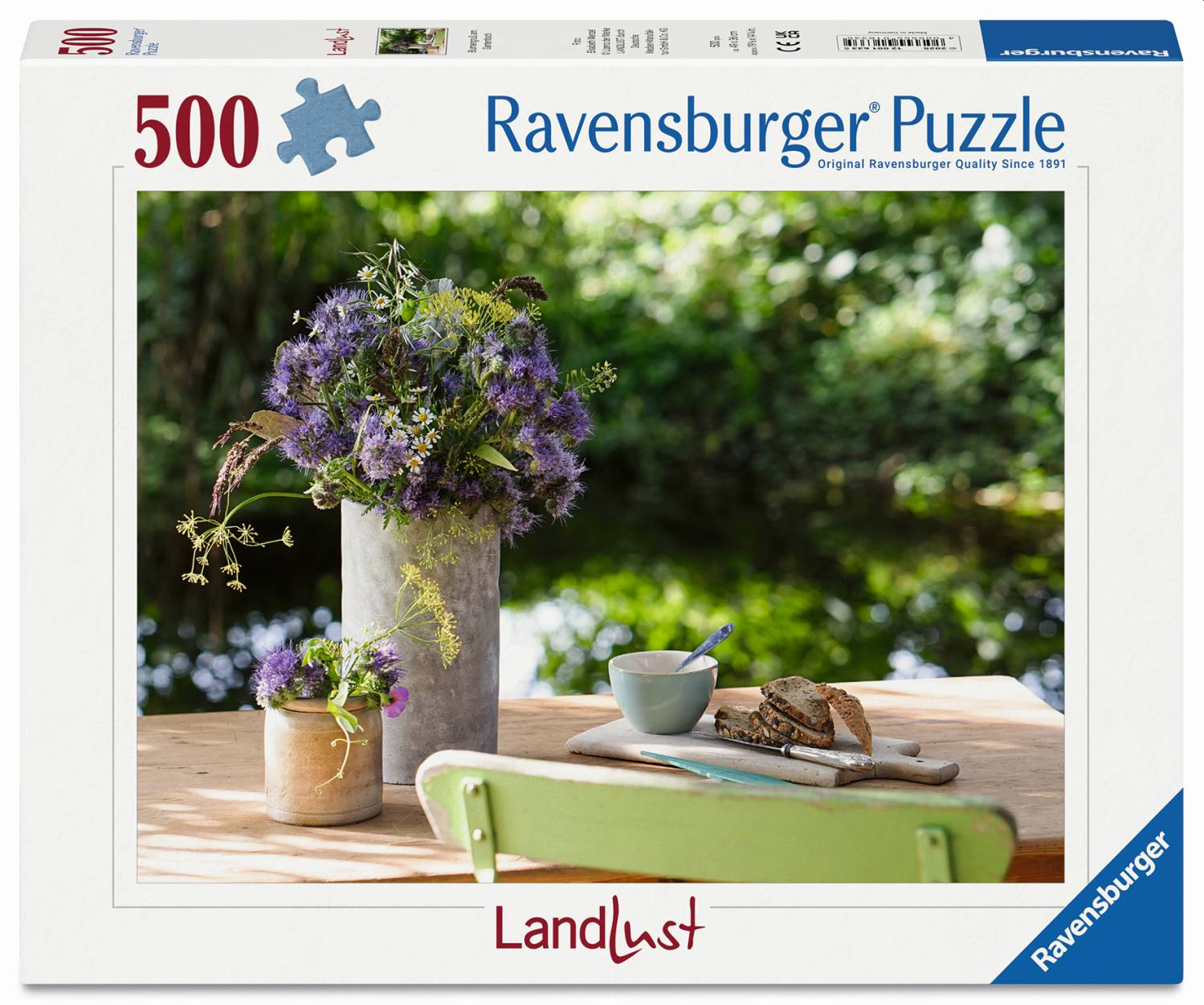 Ravensburger Puzzle 500 Teile - Blumengruß am Gartentisch - Ravensburger Puzzle 500 Teile - Blumengruß am Gartentisch - von Ravensburger