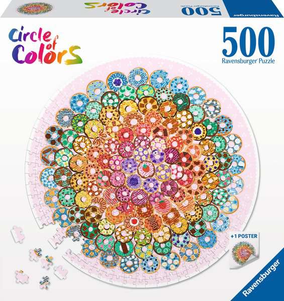 Ravensburger Puzzle 500 Teile – Circle of Colors - Donuts - Ravensburger Puzzle 500 Teile – Circle of Colors - Donuts - von Ravensburger