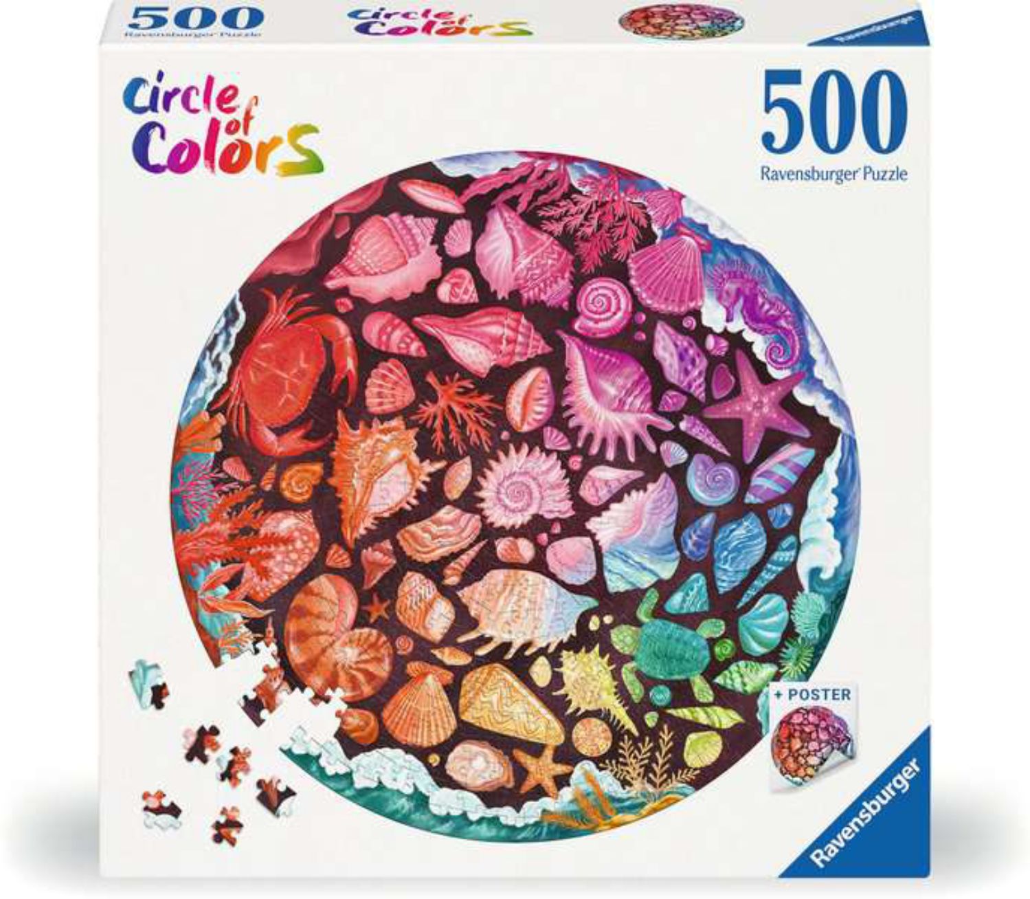 Ravensburger Puzzle 500 Teile – Circle of Colors – Seashells - Ravensburger Puzzle 500 Teile – Circle of Colors – Seashells - von Ravensburger