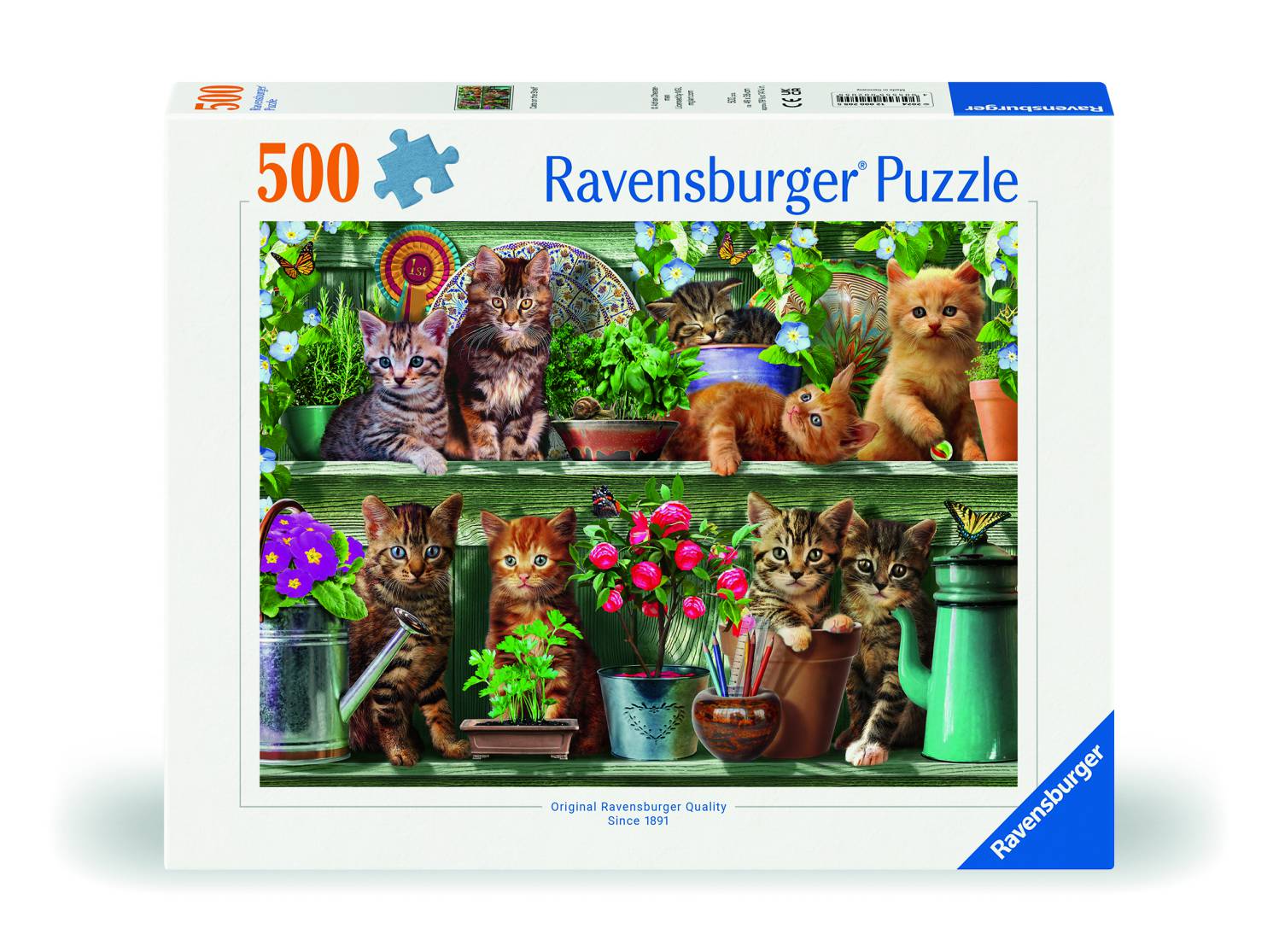Ravensburger Puzzle 500 Teile – Katzen im Regal - Ravensburger Puzzle 500 Teile – Katzen im Regal - von Ravensburger