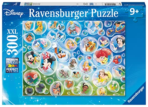 Ravensburger Puzzle 80536 - Disney Seifenblasen, 300 Teile Puzzle für Disney Fans ab 9 Jahren von Ravensburger