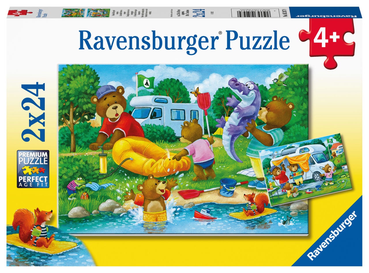 Ravensburger Puzzle Camping 2x24 Teile von Ravensburger