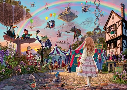 Ravensburger 17482 Look & Find: Enchanted Circus Fantasy & Fairy Tale Suchen verzauberte Zirkus-1000 Teile Puzzle, ab 14 Jahre, Mehrfarbig, 27 x 20 von Ravensburger