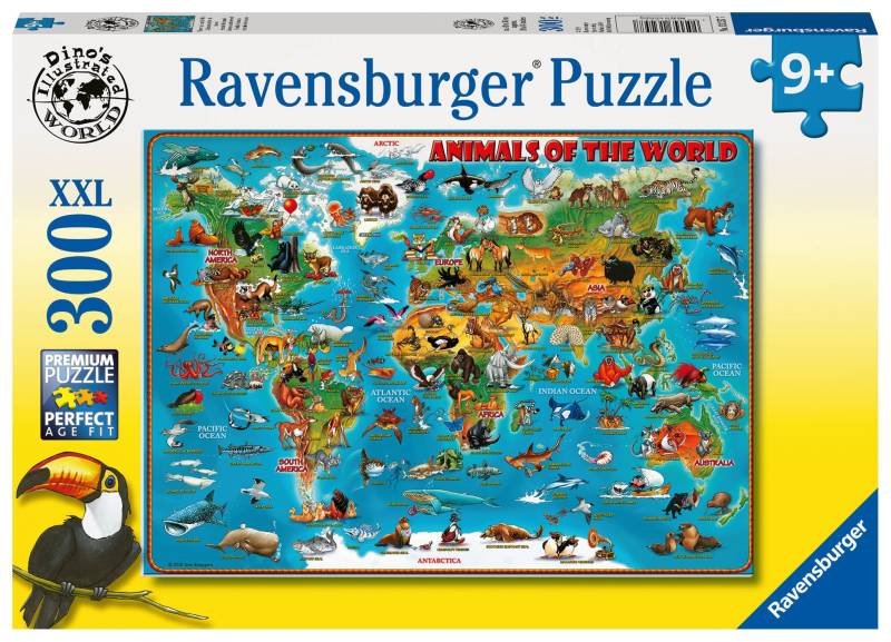 Ravensburger Puzzle Die Welt der Tiere 300 Teile von Ravensburger