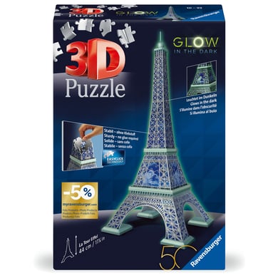 Ravensburger Puzzle Eiffelturm - Glow-in-the-Dark von Ravensburger