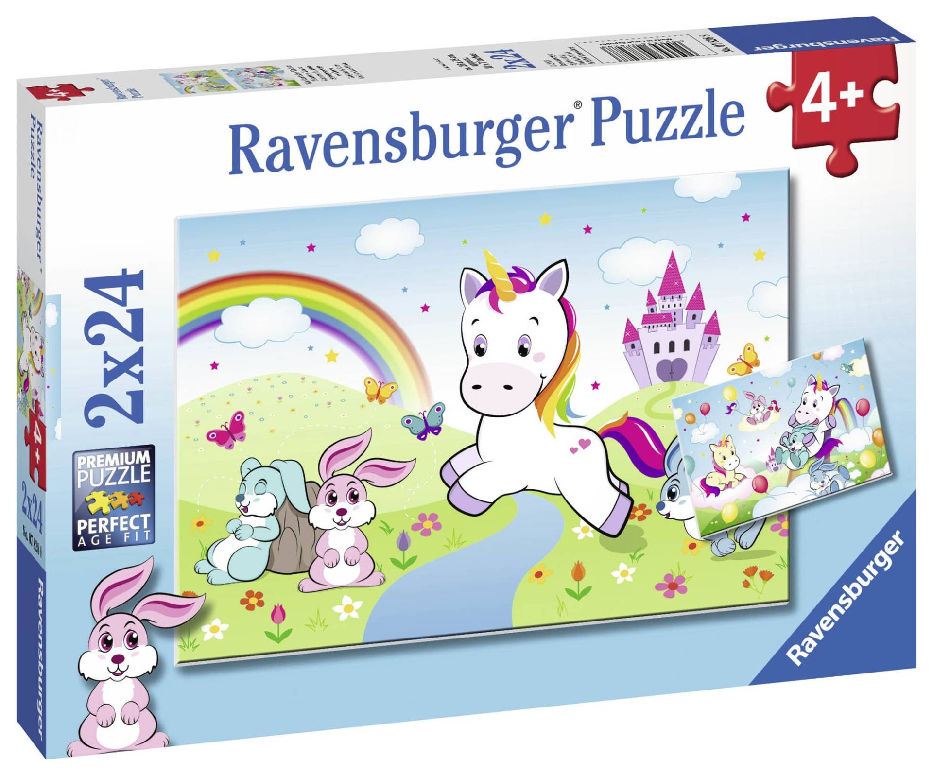 Ravensburger Puzzle Einhorn 2x24 Teile von Ravensburger