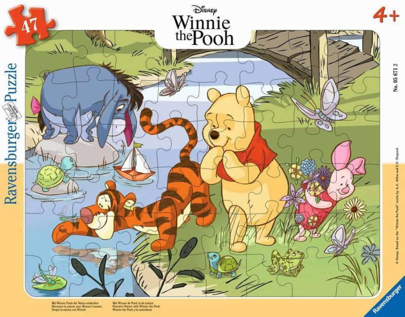 Ravensburger Puzzle Entdecke Die Natur  mit Winnie Puuh 47 Teile von Ravensburger