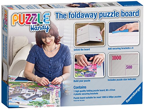 Ravensburger 17971 Zubehör-Praktische Puzzlebrett-Aufbewahrung Geeignet für Puzzles bis zu 1000 Teile, Mehrfarbig, 43.3 x 5.5 x 30.1 Centimeters von Ravensburger