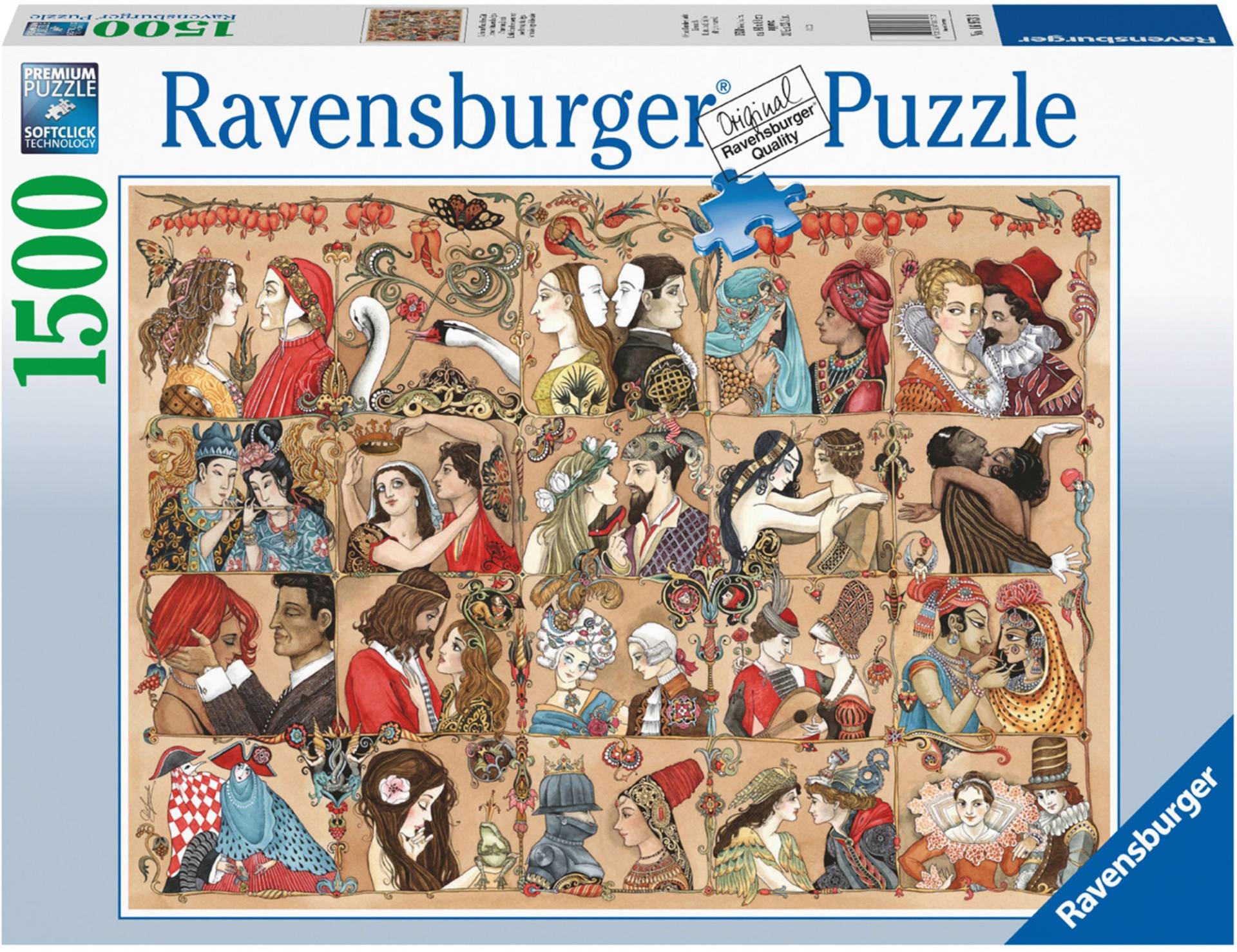 Ravensburger Puzzle Love Through The Ages 1500 Teile von Ravensburger