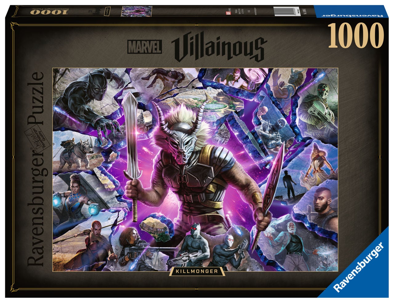 Ravensburger Puzzle Marvel Villainous Killmonger 1000 Teile von Ravensburger