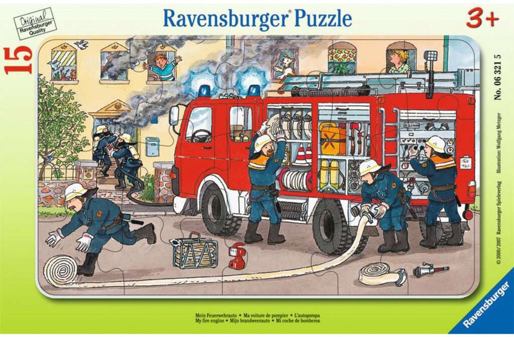 Ravensburger Puzzle My Fire Engine 15 Teile von Ravensburger