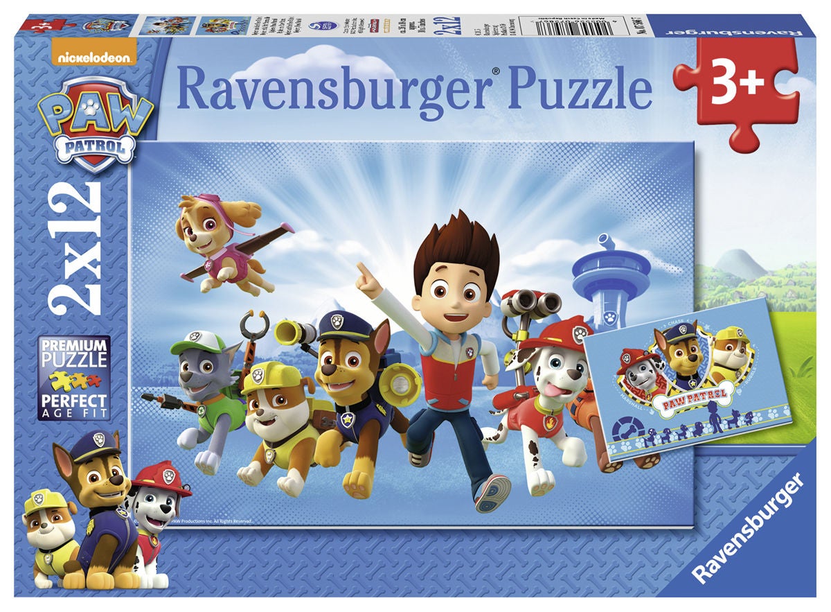 Ravensburger Puzzle Paw Patrol 2x12 Teile von Ravensburger