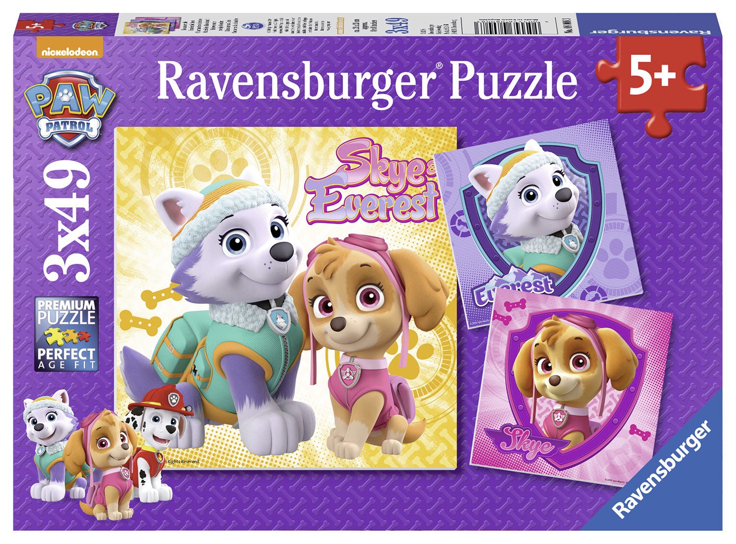 Ravensburger Puzzle Paw Patrol Glamourous Girls 3x49 Teile von Ravensburger