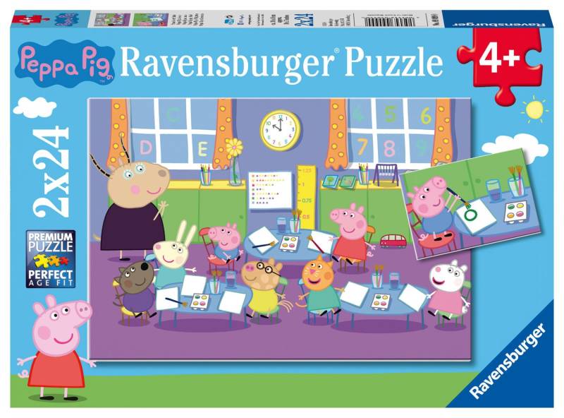 Ravensburger Puzzle Peppa Wutz, 2x24 Teile von Ravensburger