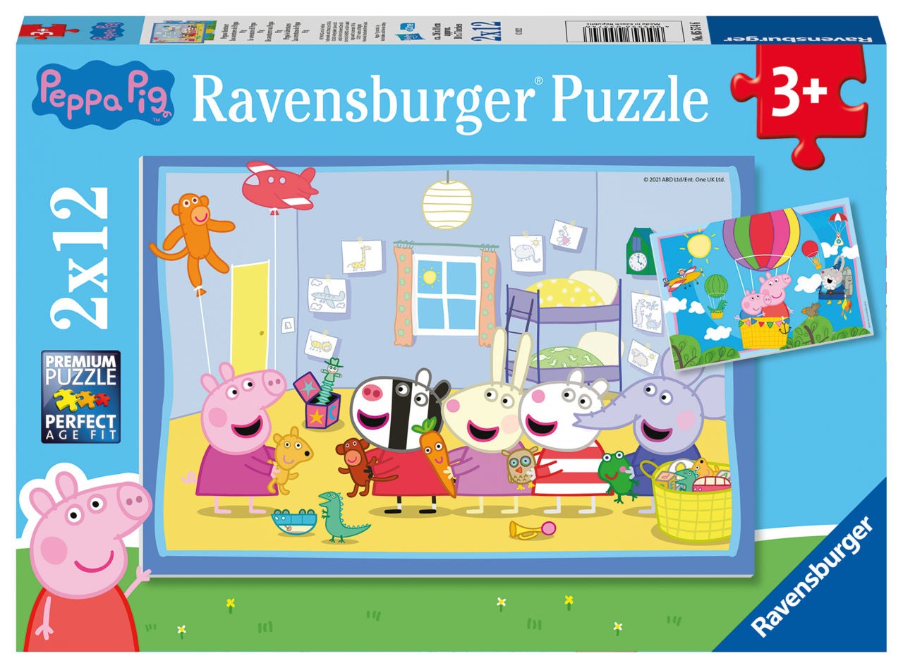 Ravensburger Puzzle Peppa Wutz 2x12 Teile von Ravensburger